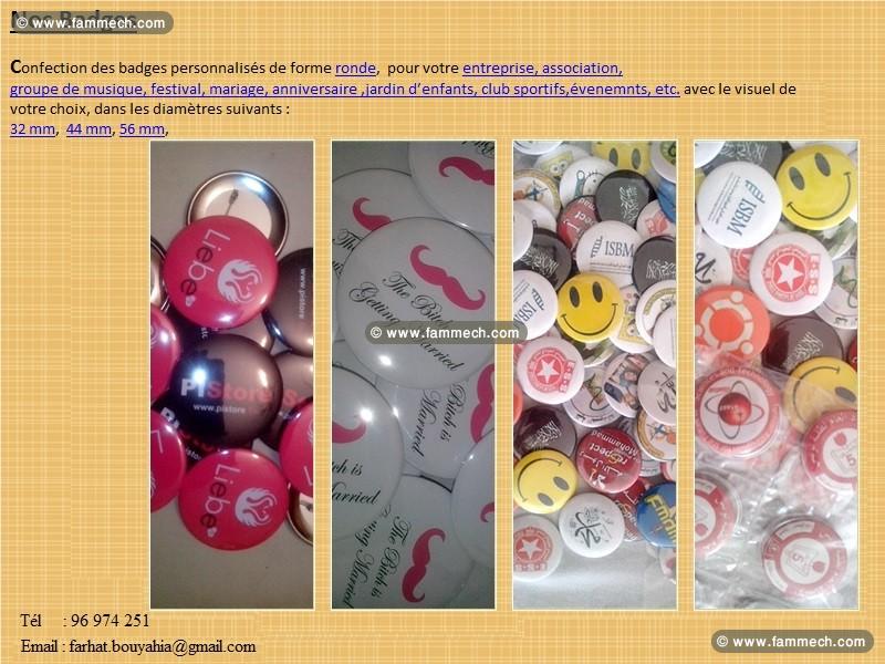 BOUTON BADGES PIN'S TUNISIE