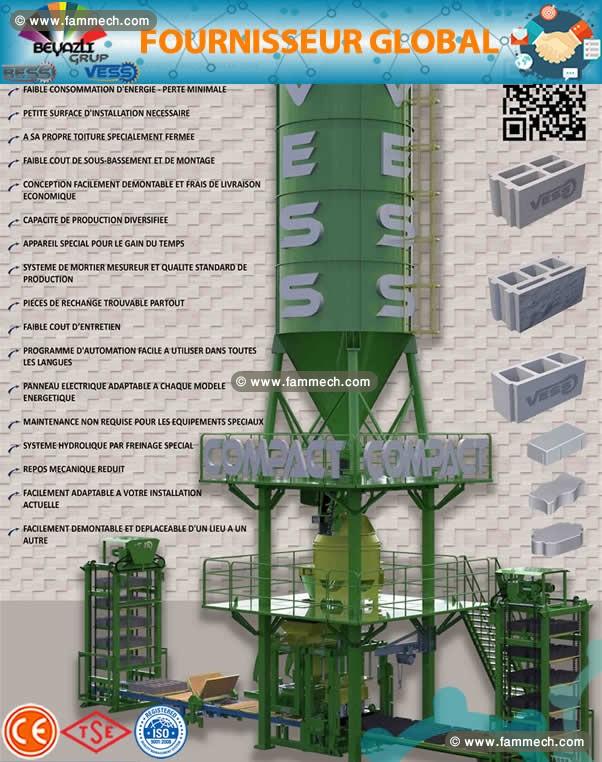 Compact Eco 5.1 : Prix Machine Pavé Parpaing Bordu