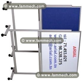 tableau d'affichage 1.50m x 1.00m