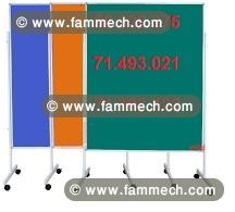 tableau blanc double faces pivotant