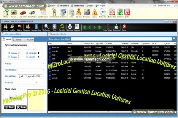 Logiciel agence location voitures