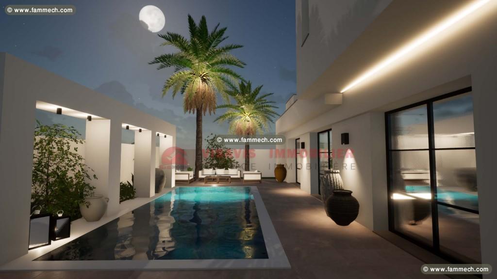 CONSTRUIRE UNE VILLA AVEC PISCINE À DJERBA TUNISIE