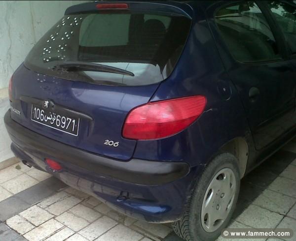 206 bleu 4cv