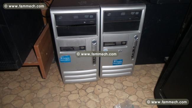 4 PC HP Compaq Core 2 duo en bon état