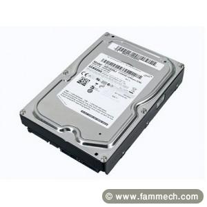 5 disques durs 3.5 sata 500go