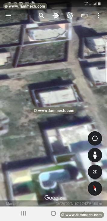 500 m² près de la sortie autoroute Hammamet Sud