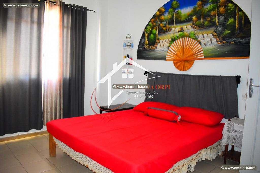 à louer appartement s+2 résidence diar el bahr 