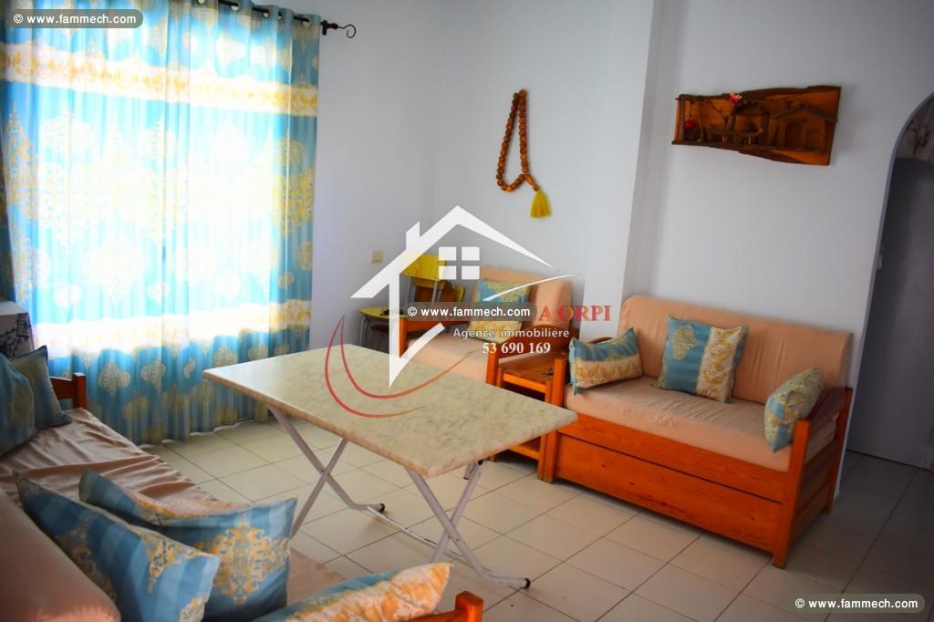 à louer appartement s+2 résidence diar el bahr 