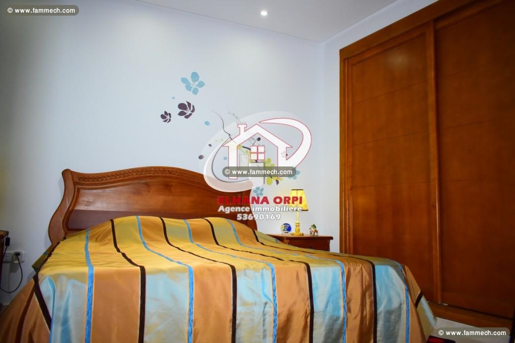 a louer appartement s+2 rz borjerras vue sur mer