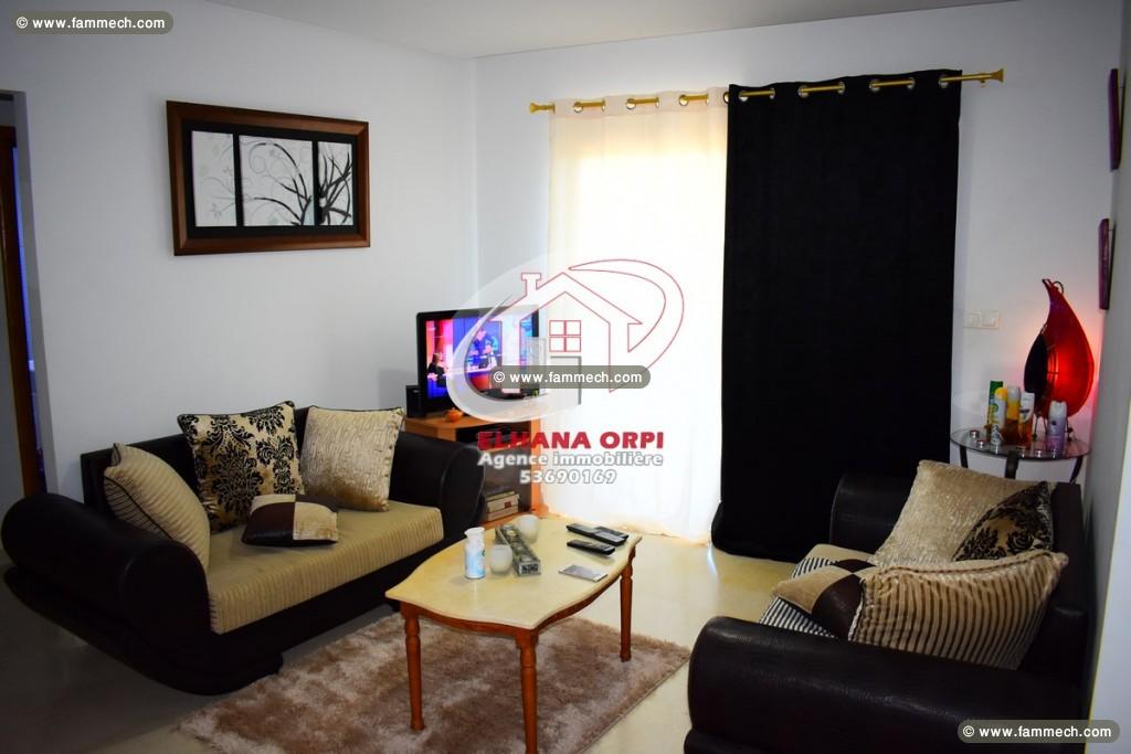a louer appartement s+2 rz borjerras vue sur mer