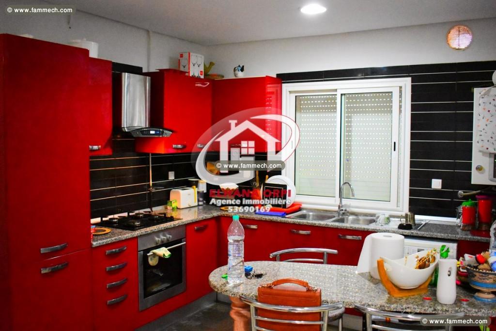 a louer appartement s+2 rz borjerras vue sur mer
