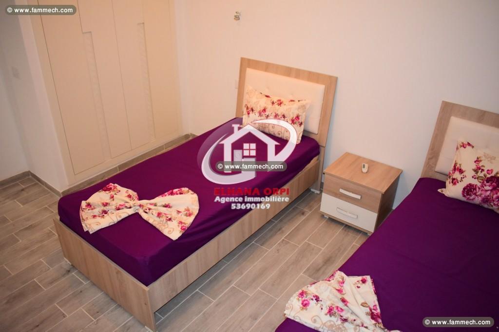 a louer appartement s+2 rz fatimides haut standing