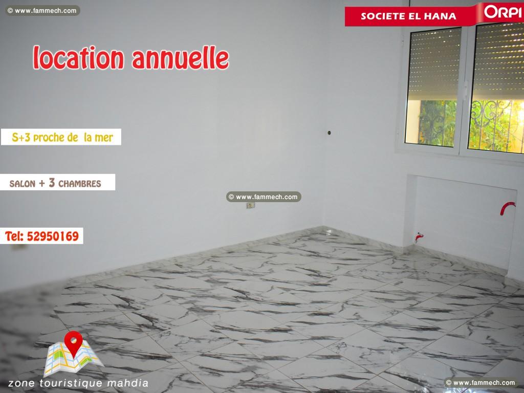 a louer appartement s+3 à l’année pour usage burea