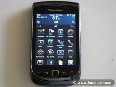 A vendre Blackberry torch 9800 Officiel à prix cho