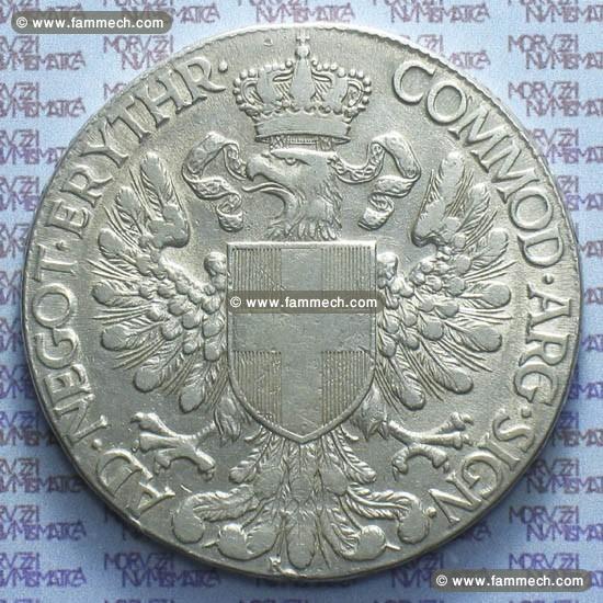 a vendre COLONIA ERITREA TALLERO D'ITALIA 1918