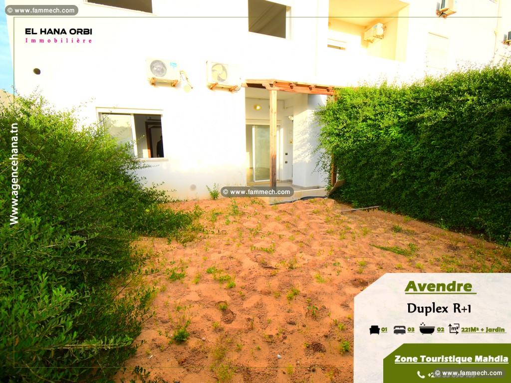 a vendre duplex s+3proche de la plage à mahdia
