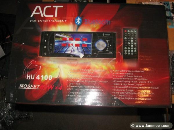 A vendre : Poste DVD/CD/MP3&4/DIVX/VCD 