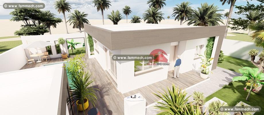 A VENDRE PROJET DE VILLA AVEC PISCINE - RÉF P505