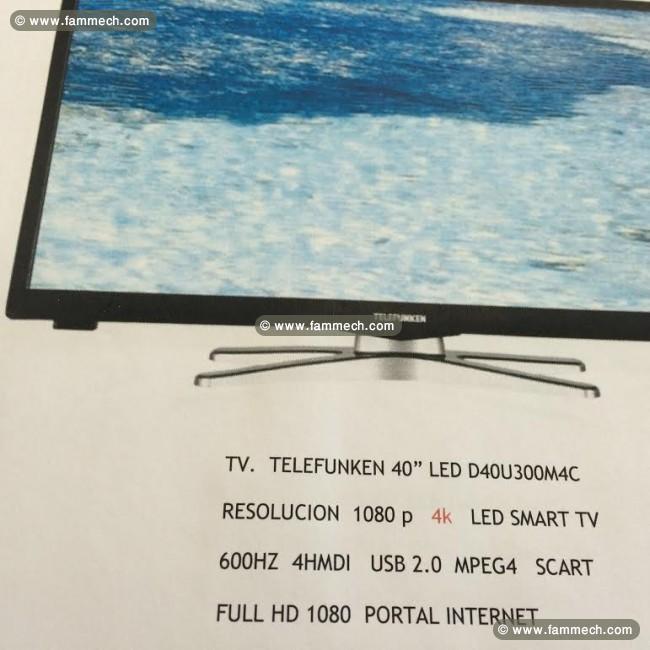 A VENDRE TV LED 40 TELEFUNKEN EN GROS 