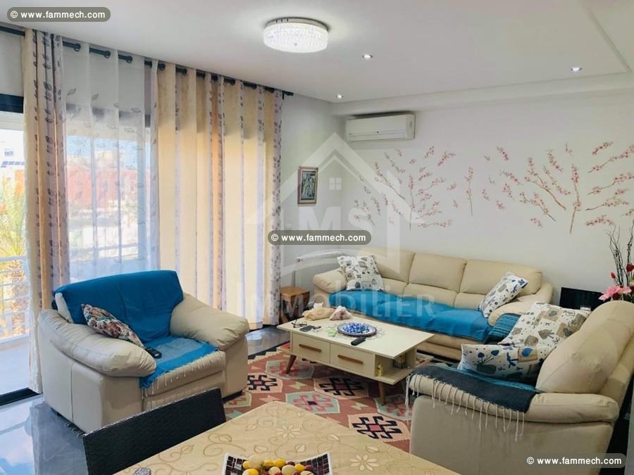 à vendre un Appartement meublé S+2 à NABEUL