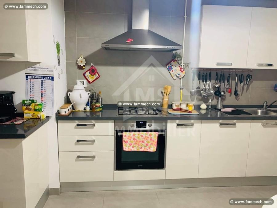 à vendre un Appartement meublé S+2 à NABEUL