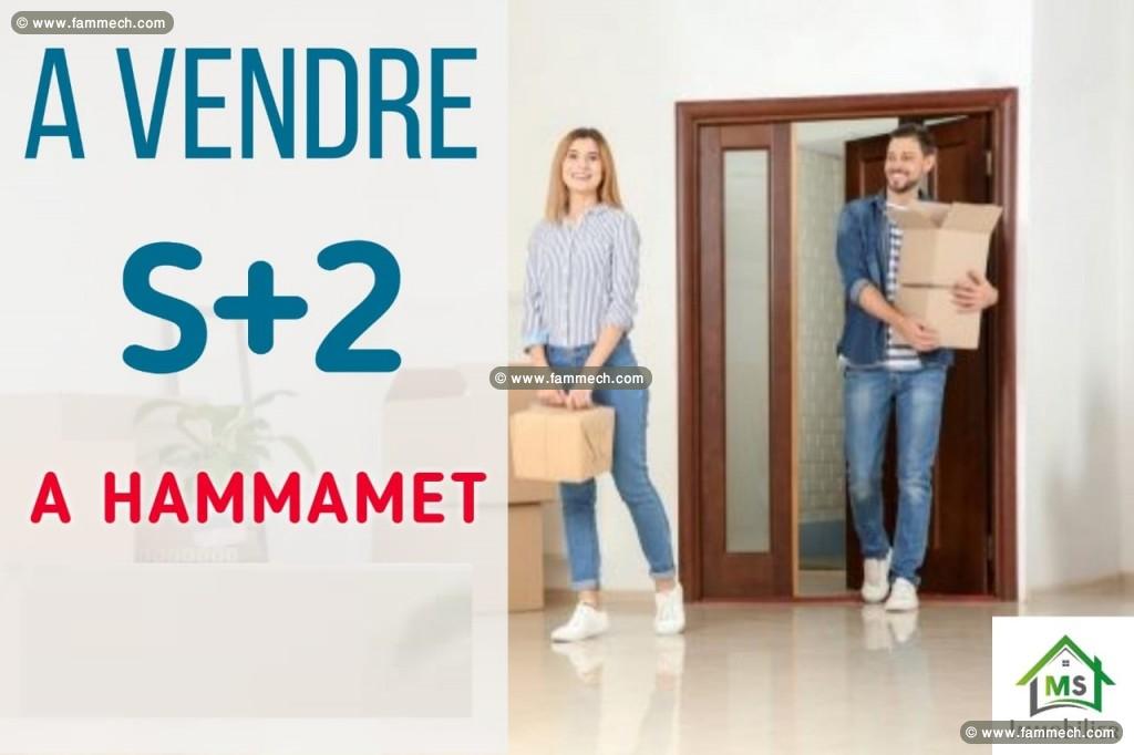 à vendre un Appartement S+2 à HAMMAMET 51333131