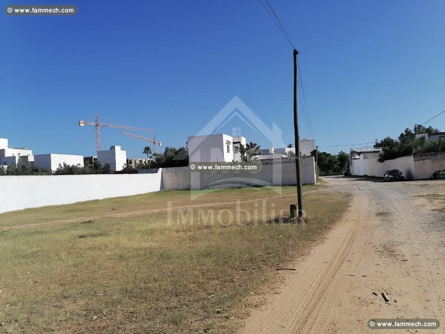 à vendre un superbe terrain 555m² à HAMMAMET SUD 