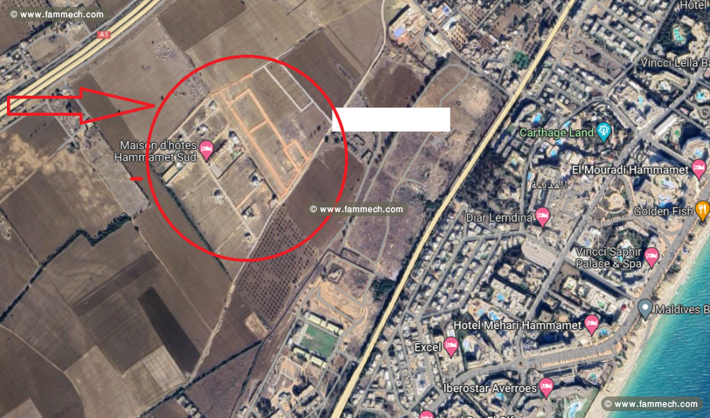 A Vendre Un Terrain À Hammamet Sud 3M749