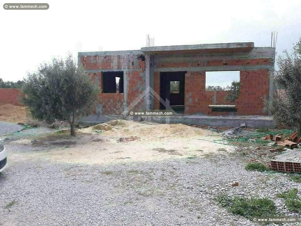 à vendre une Maison inachevée à HAMMAMET SUD 