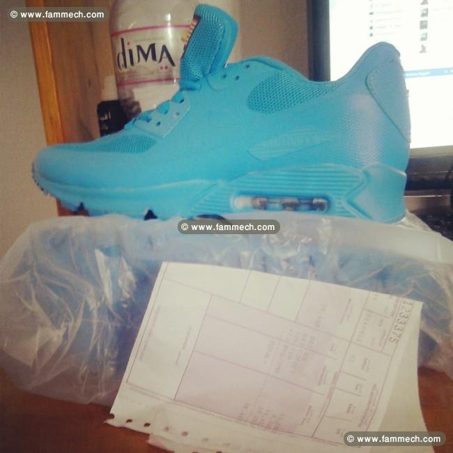 Air max 90 couleur bleu neuf