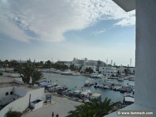 Appart PORT EL KANTAOUI vue sur mer et port