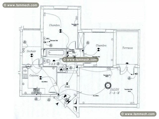Appartement 90m2 de 3 pièces