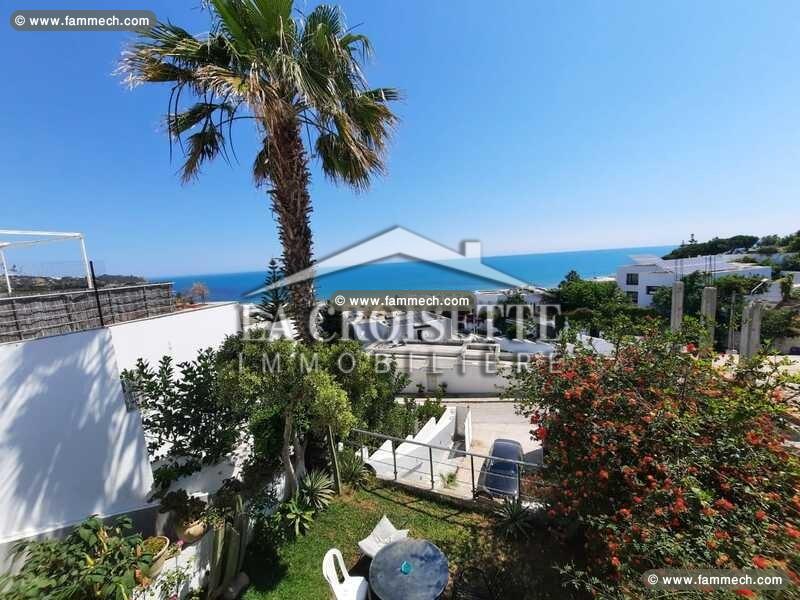 Appartement avec jardin S+1 meublé vue sur mer Mar