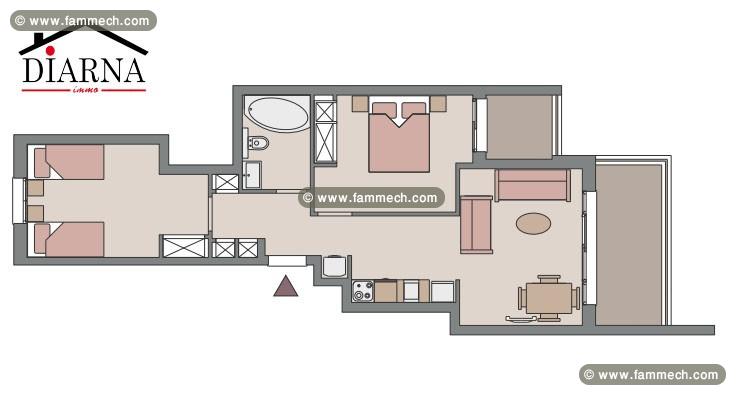 Appartement de charme S2 pies dans l'eau 