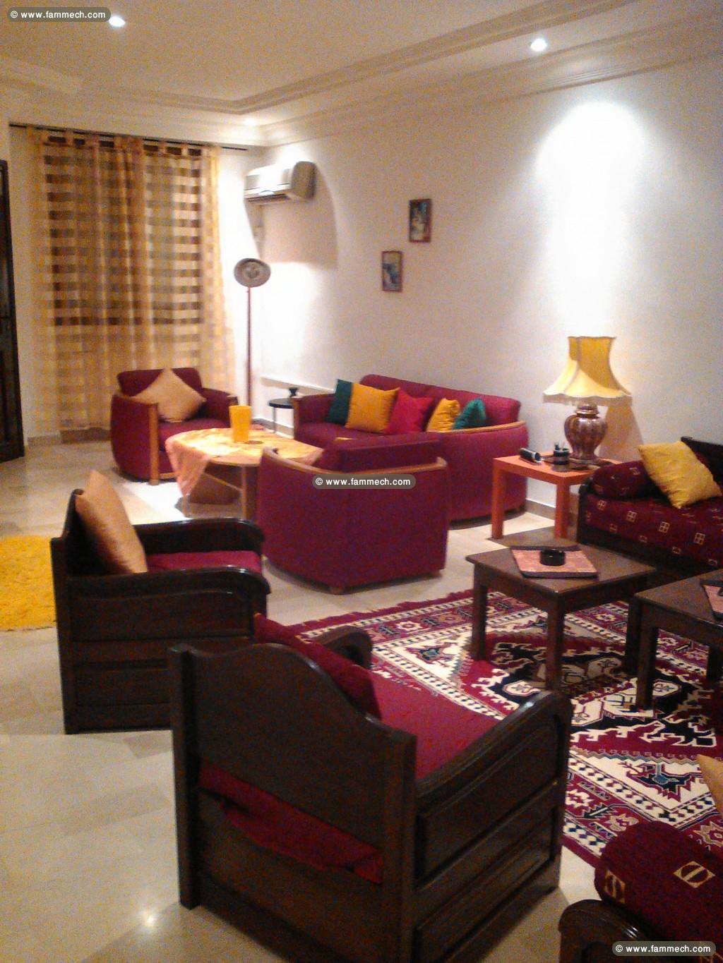 Appartement meublé S+2 à L'Aouina