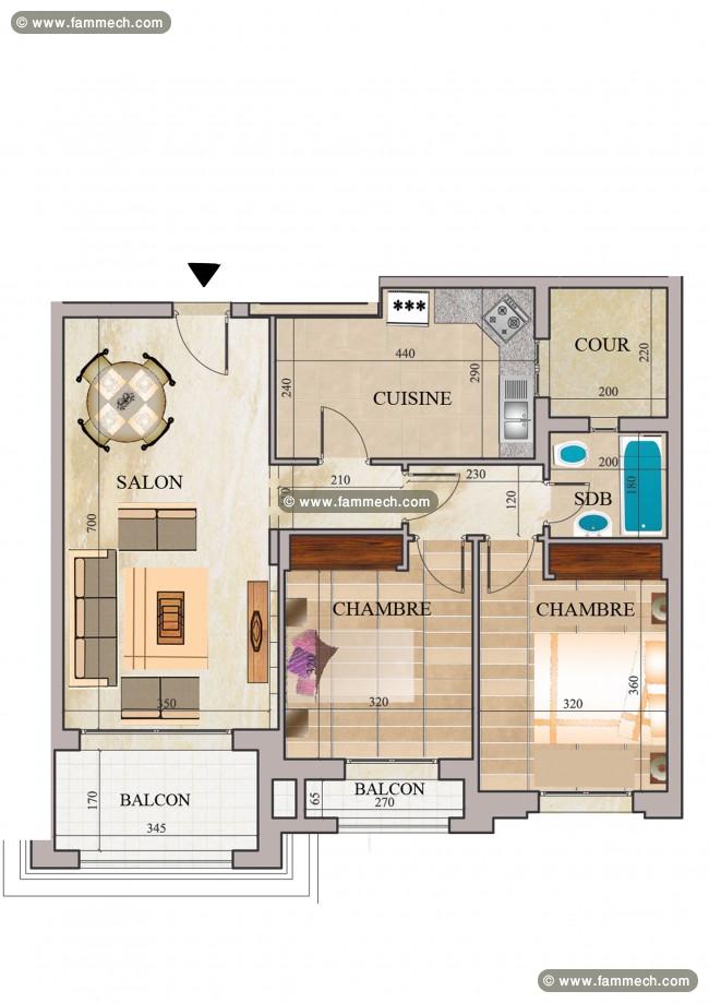 Appartement S+2