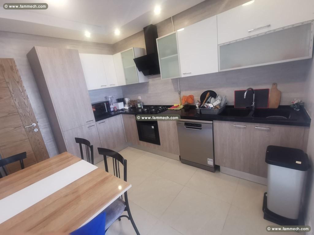 Appartement s+2 meublé a el menzah 9 C