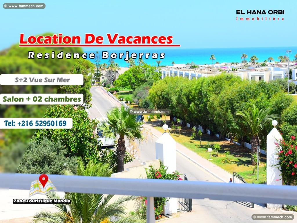 appartement s+2 rz elborj vue sur mer 