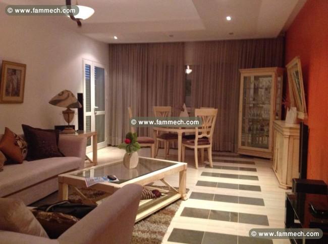 Appartement s+3 haut standing joliment meublé