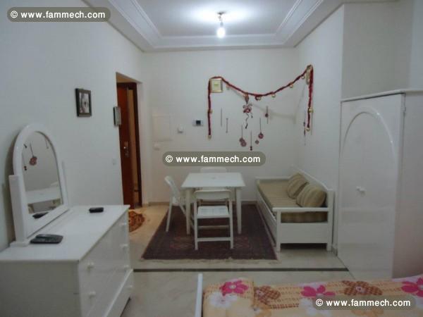 Appartement  S+0 richement meublé AIN ZAGHOUAN 