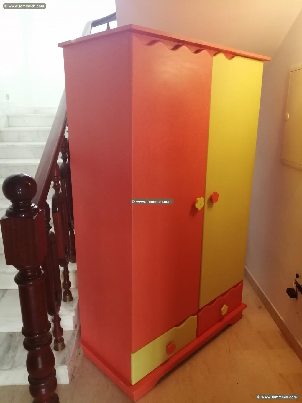 Armoire pour enfant Câlin Câline 2 portes