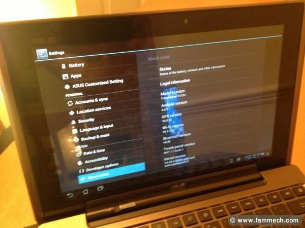 asus transfomer book TF101