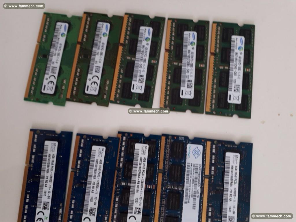 Barettes Memoires DDR3 PC PORTABLE