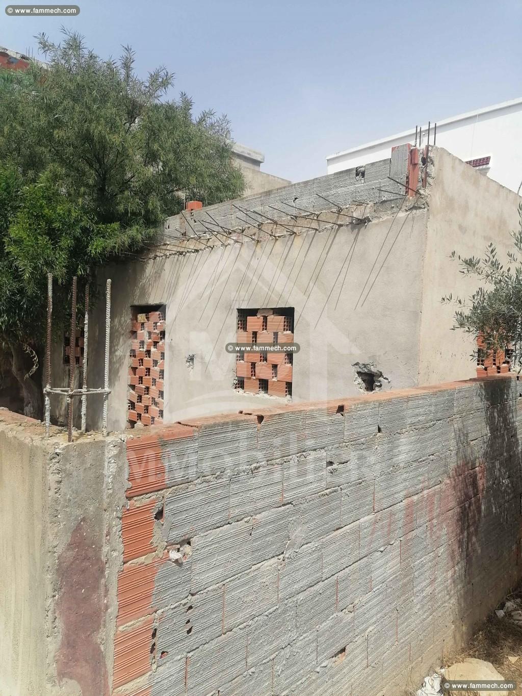 Belle maison inachevée à vendre à Hammamet Nord 