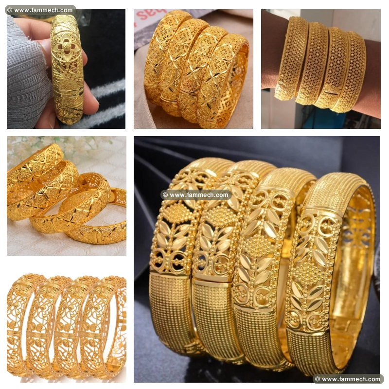 Bijoux en Plaqué or (bracelets, bagues, Colliers) 
