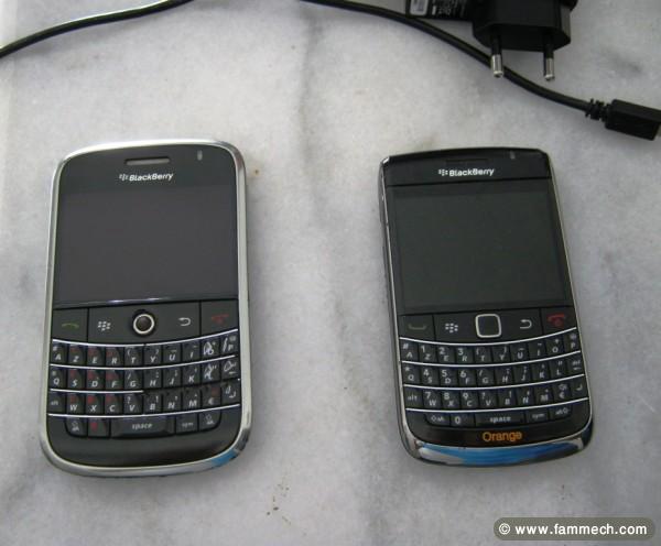 BLACKBERRY 9700 et BLACKBERRY 9000