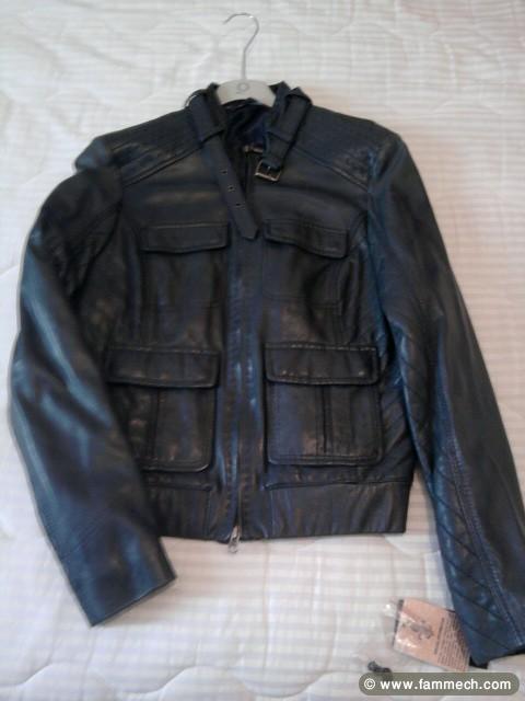 Blouson en cuir