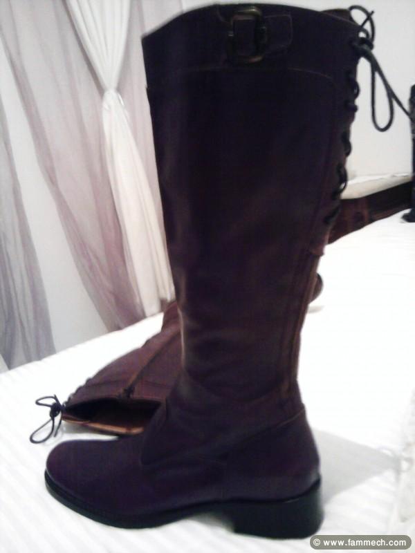 Bottes en cuir
