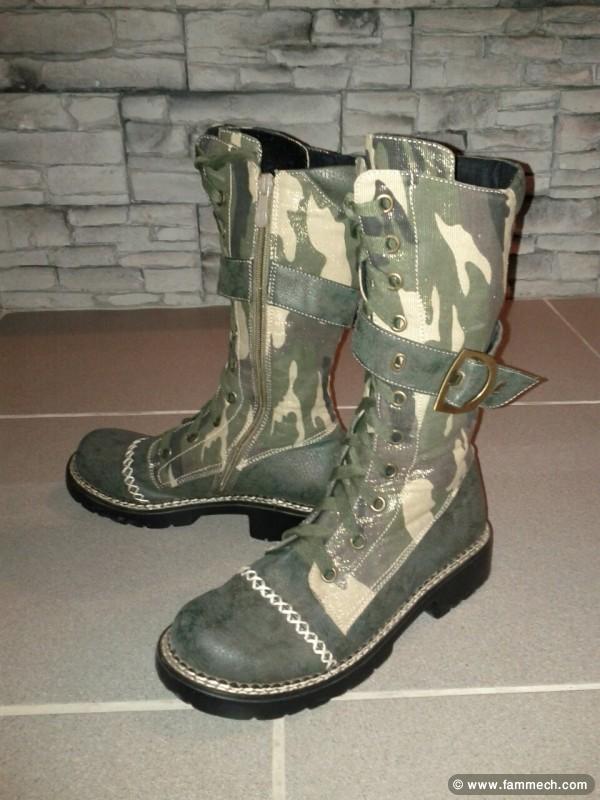 bottes militaires a la mode a vendre 