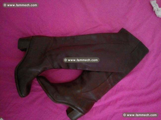 bottines cuir